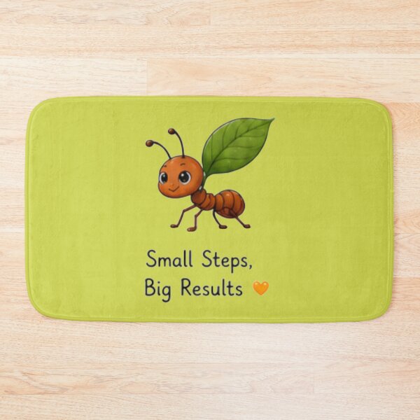 Item preview, Small Steps Big Results Cute Ant designed and sold by DailyDoodlesBySumbul.