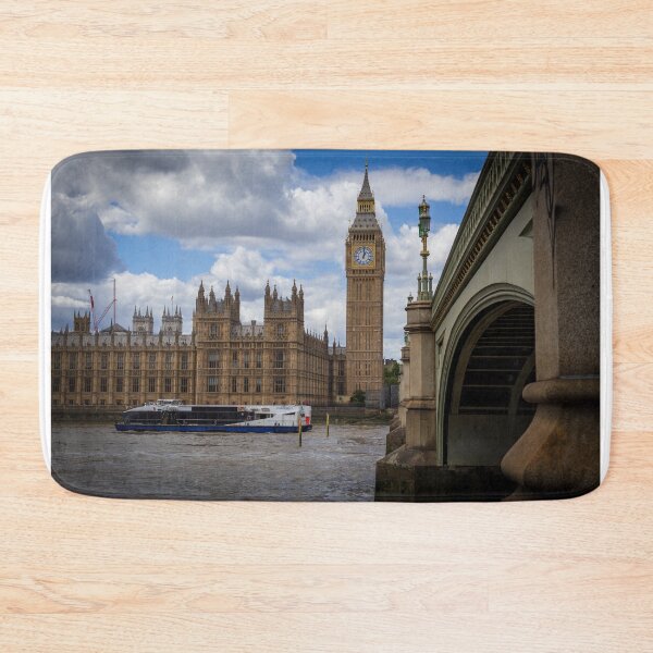 Item preview, The iconic Big Ben over the river Thames. designed and sold by Printozy.