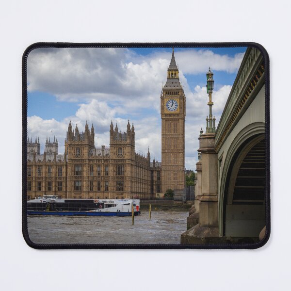 Item preview, The iconic Big Ben over the river Thames. designed and sold by Printozy.