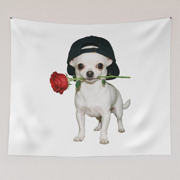 Item preview, Charming Chihuahua With Rose designed and sold by The Mellonaire.