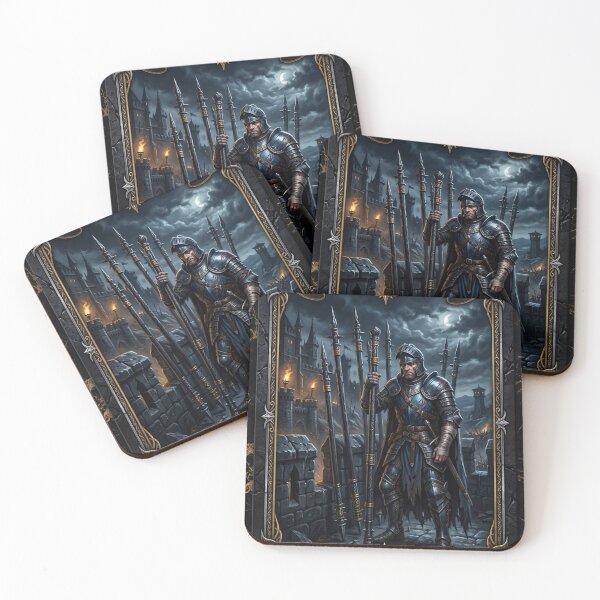 Item preview, Nine of Rods - tarot card designed and sold by Studio77-Gothic.