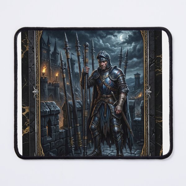 Item preview, Nine of Rods - tarot card designed and sold by Studio77-Gothic.