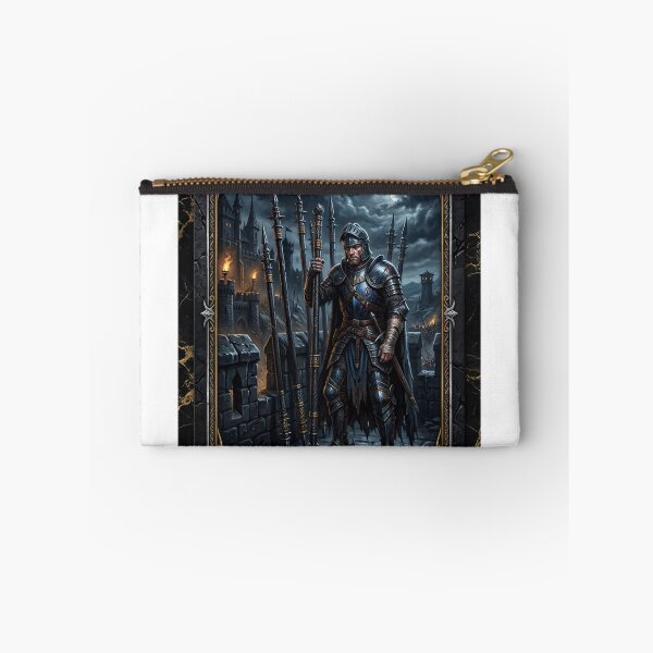 Item preview, Nine of Rods - tarot card designed and sold by Studio77-Gothic.