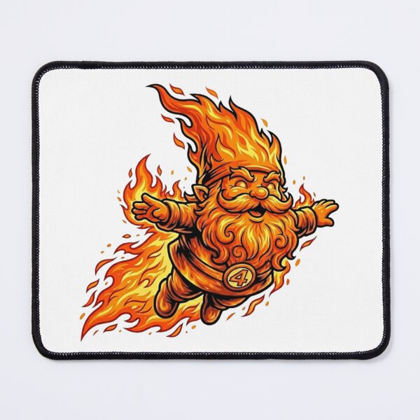 Item preview, Flaming Human Torch Garden Gnome designed and sold by Bad-Decisions-Designs.