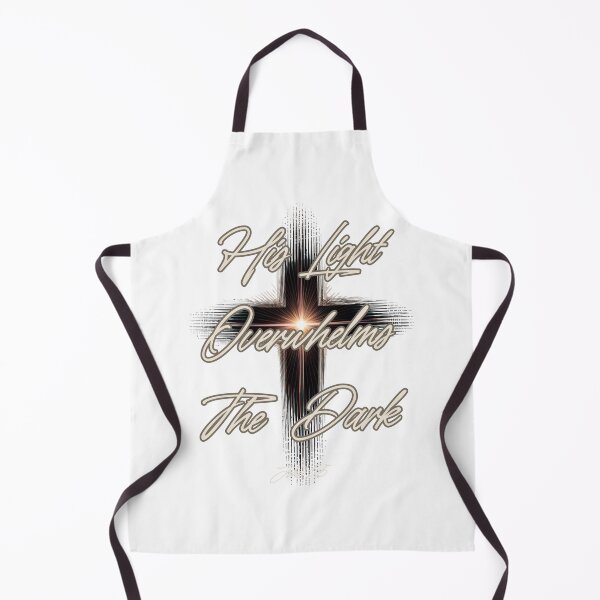 Item preview, His Light Overwhelms the Dark | Christian Faith T-Shirt | Inspirational Bible Apparel designed and sold by ThinkOnThis.