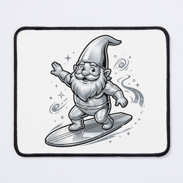 Item preview, Silver Surfer Garden Gnome designed and sold by Bad-Decisions-Designs.