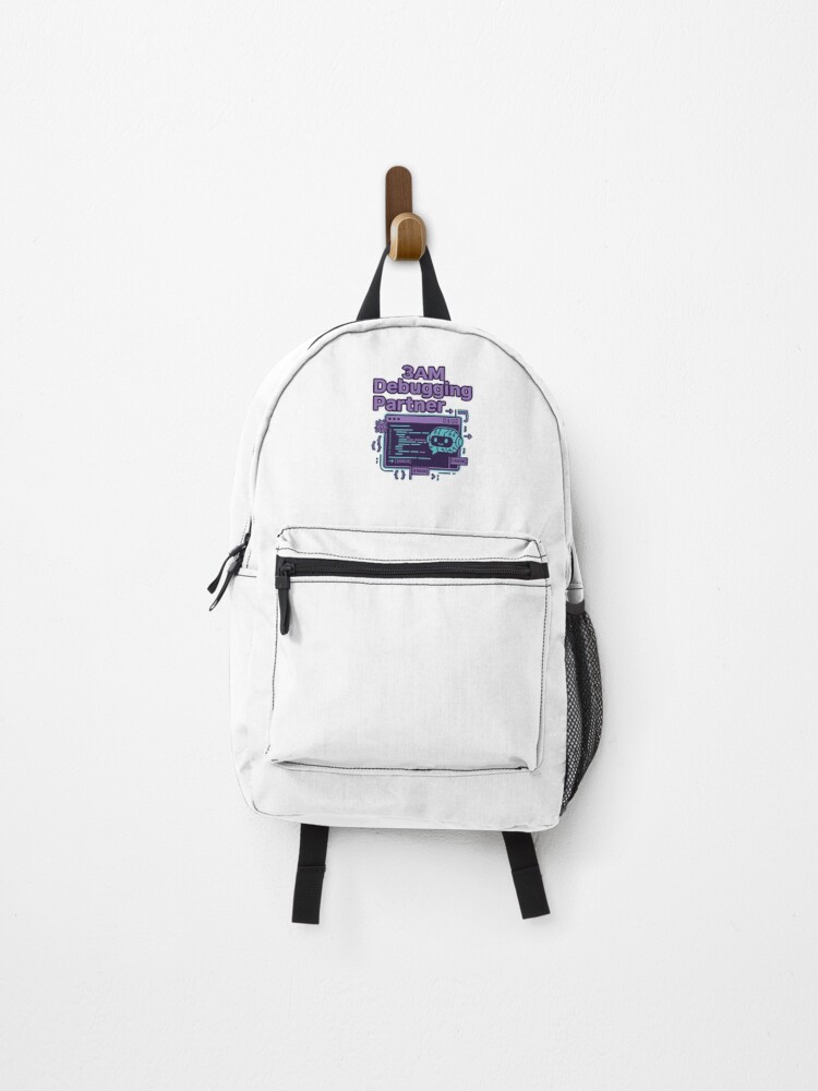 Thumbnail 1 of 3, Backpack, 3AM Debugging Partner Funny Developer Gift Coding AI Humor Design designed and sold by You-shop-otaku.