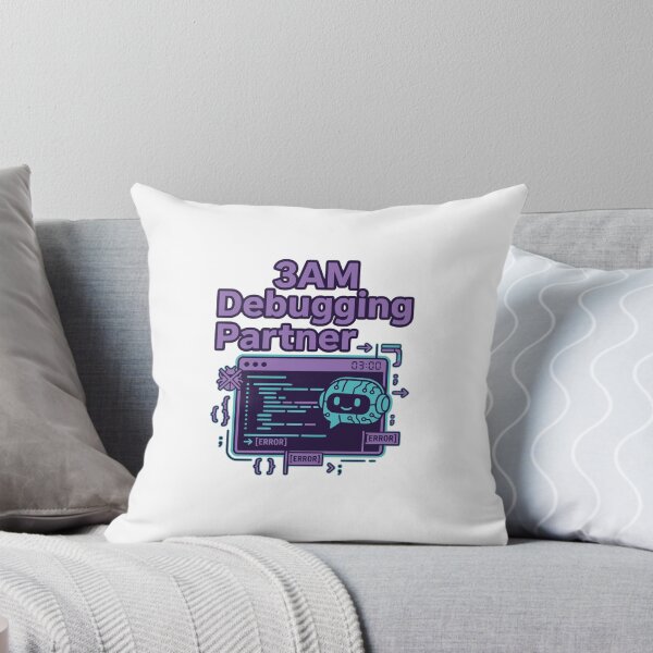 Item preview, 3AM Debugging Partner Funny Developer Gift Coding AI Humor Design designed and sold by Ixnor.