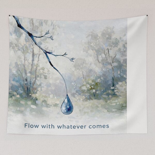 Item preview, Flow with whatever comes #4 designed and sold by Helios Be. Lavsh.