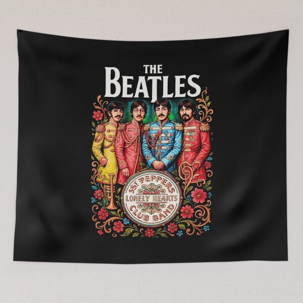 Item preview, The Beatles: Psychedelic Sgt. Pepper's Era Graphic Illustration designed and sold by interdesigner.