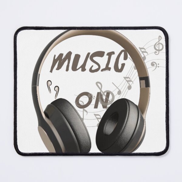 Item preview, Music On – Headphones & Treble Clef Notes Design designed and sold by AaAa88.