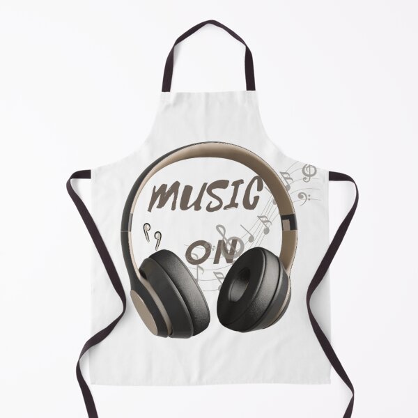 Item preview, Music On – Headphones & Treble Clef Notes Design designed and sold by AaAa88.