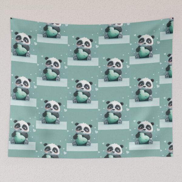 Item preview, Little Panda with a Big Heart designed and sold by kaldart.