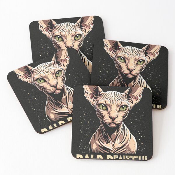 Item preview, Animals - Stylized Sphynx Cat, Digital Portrait with Urban Aesthetic designed and sold by World-Pets.