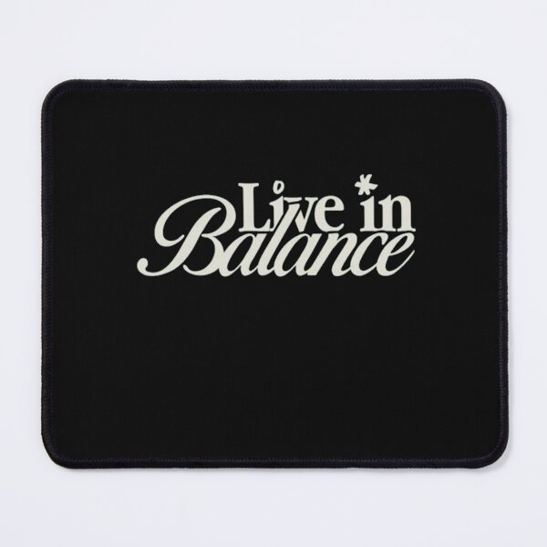 Item preview, Live in Balance Minimalist Inspirational Quote designed and sold by Gbriel3.