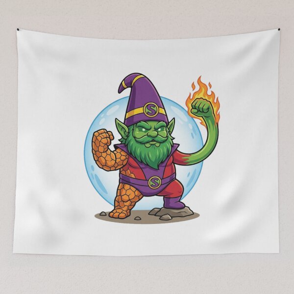 Item preview, Super-Skrull Garden Gnome designed and sold by Bad-Decisions-Designs.