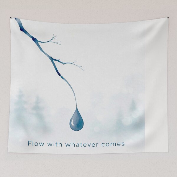 Item preview, Flow with whatever comes #5 designed and sold by Helios Be. Lavsh.