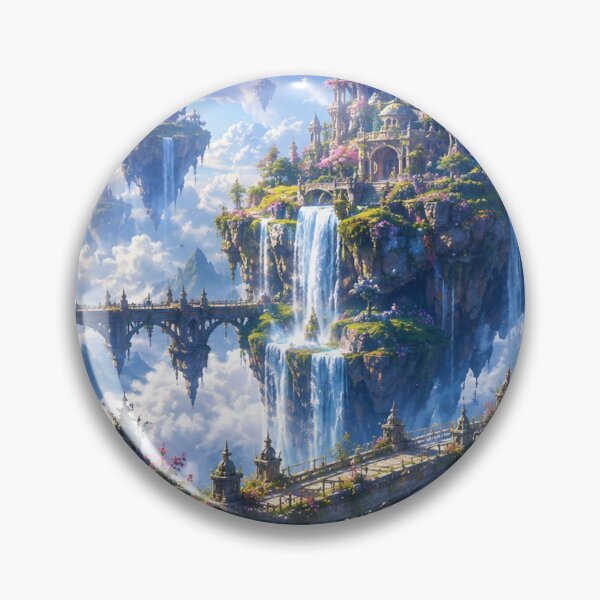 Item preview, Floating Islands Fantasy Paradise designed and sold by CodePaws Creations.