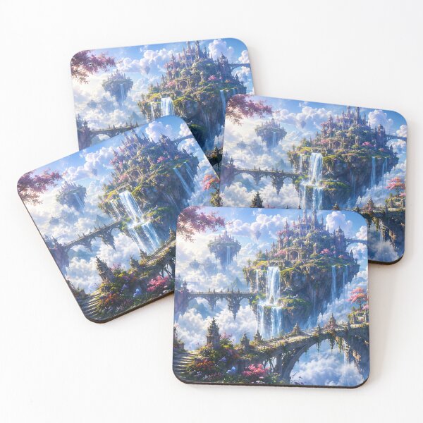 Item preview, Floating Islands Fantasy Paradise designed and sold by CodePaws Creations.