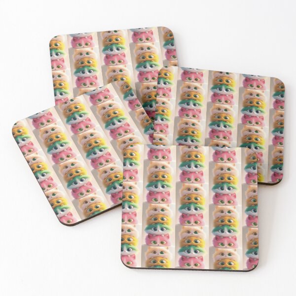 Item preview, Rainbow Kawaii Cats designed and sold by kaldart.