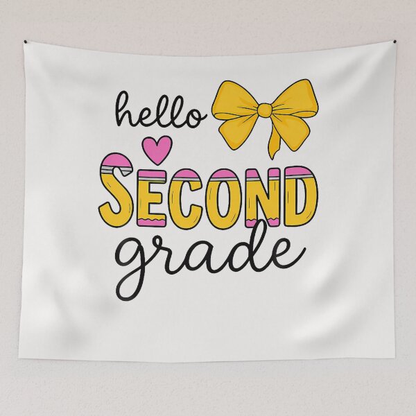 Item preview, Hello Second Grade For Girls Boys Cute Back To School Pencil designed and sold by JamesCrArt.