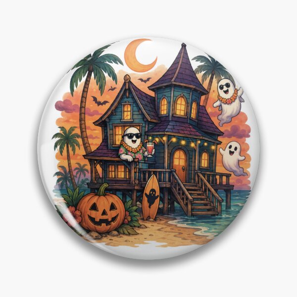 Item preview, Summerween Haunted Beach House designed and sold by DustyCuriositie.