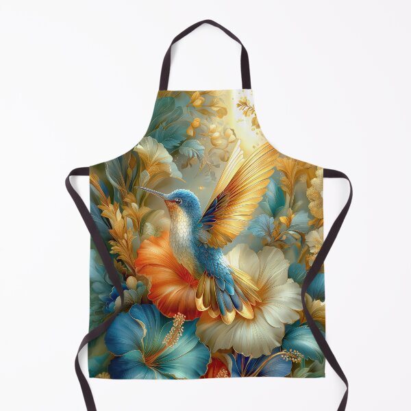 Item preview, Hummingbird and Flowers Art designed and sold by MargaretWiktor.