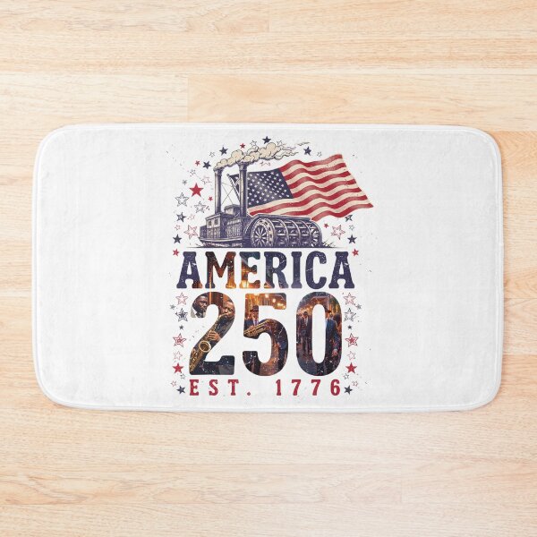 Item preview, America 250 New Orleans Louisiana Semiquincentennial 1776 - 2026 Vintage Jazz Flag v2 designed and sold by DarylWelsh2024.
