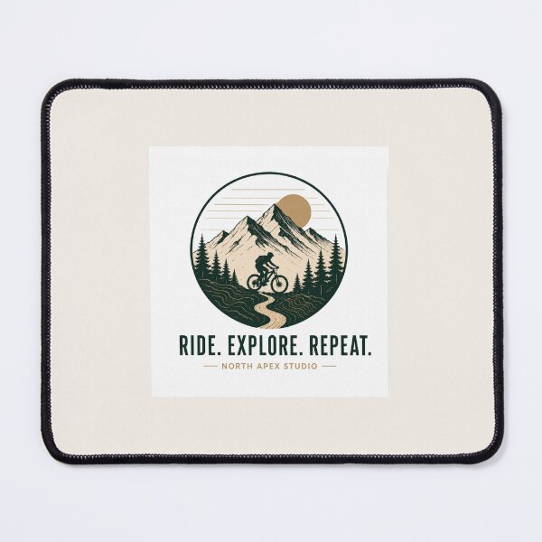 Item preview, Ride Explore Repeat - Mountain Bike Adventure designed and sold by Nauliz.