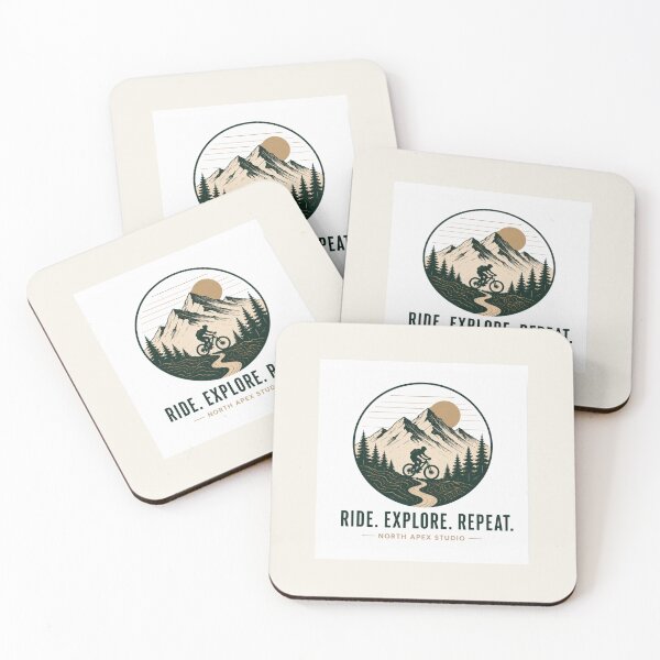 Item preview, Ride Explore Repeat - Mountain Bike Adventure designed and sold by Nauliz.
