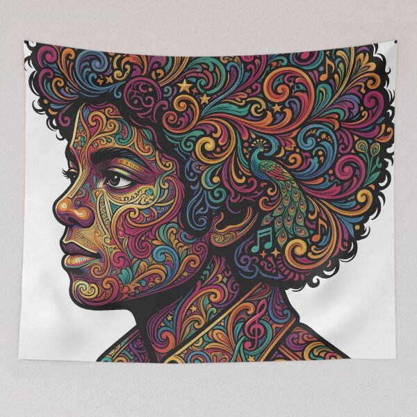 Item preview, Psychedelic Gothic Jackson 5 designed and sold by Dhenin Studio.