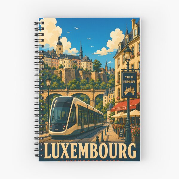 Item preview, Luxembourg City Vintage Travel Poster designed and sold by TAOptimus .