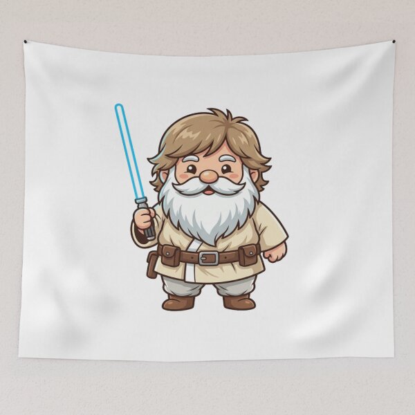 Item preview, Heroic Luke Skywalker Garden Gnome designed and sold by Bad-Decisions-Designs.