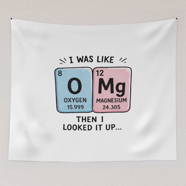 Item preview, Science Puns OMG Funny Science designed and sold by ryanapples2.