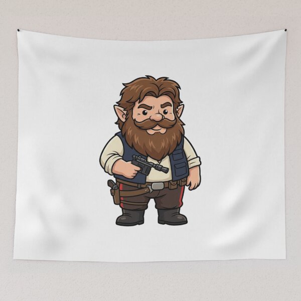Item preview, Daring Han Solo Garden Gnome designed and sold by Bad-Decisions-Designs.