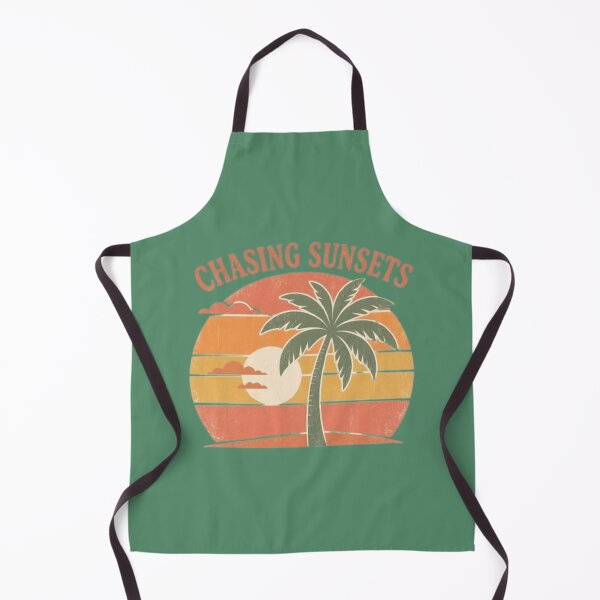 Item preview, Chasing Sunsets Retro 70s Palm Tree designed and sold by EmilMarkt.