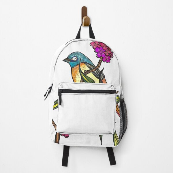 Item preview, Multicolored bird, hand-drawn. designed and sold by Senschry.
