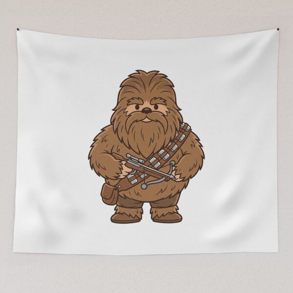 Item preview, Mighty Chewbacca Garden Gnome designed and sold by Bad-Decisions-Designs.