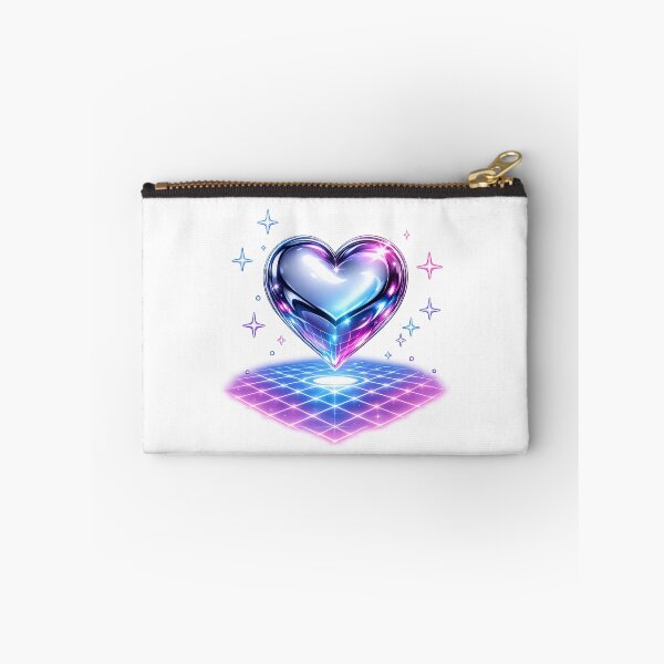 Item preview, Y2K Chrome Heart Neon Aesthetic Retro Futuristic Design  designed and sold by Danisrin Finds.