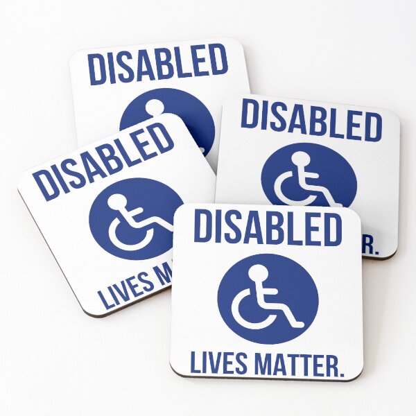 Item preview, Disabled lives matter. designed and sold by Rachel the Artist .