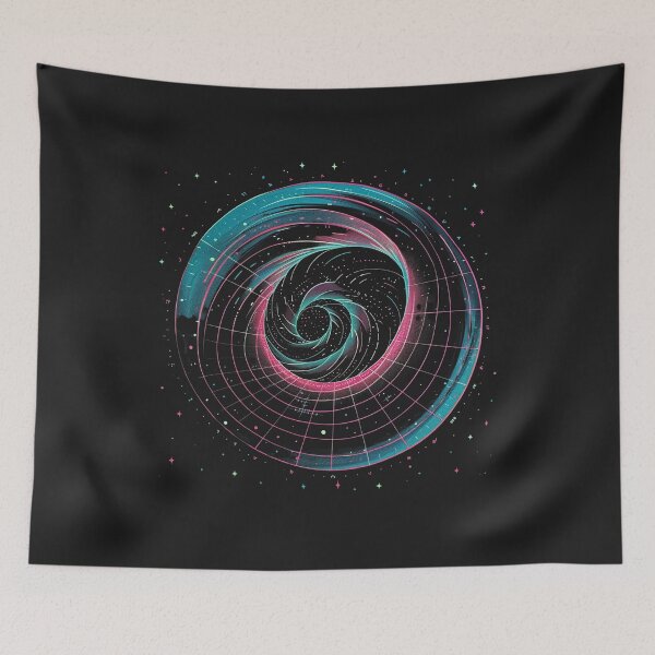 Item preview, lost in the spiral  galaxy cutout for dreamers designed and sold by RetroWaveArtCo.