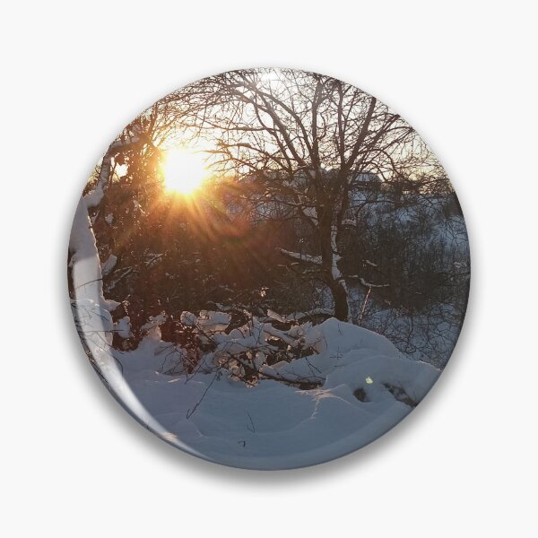 Item preview, Winter Sunburst Snowy Forest Landscape Photography designed and sold by Nature Moments.