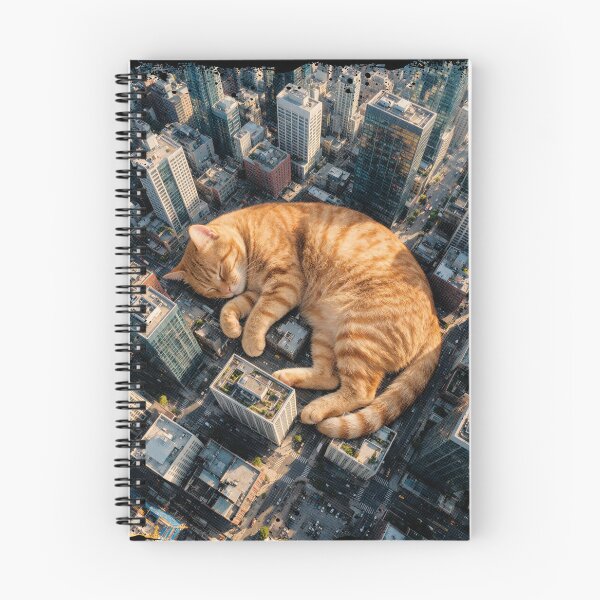 Item preview, Giant Sleeping Cat City designed and sold by The Mellonaire.