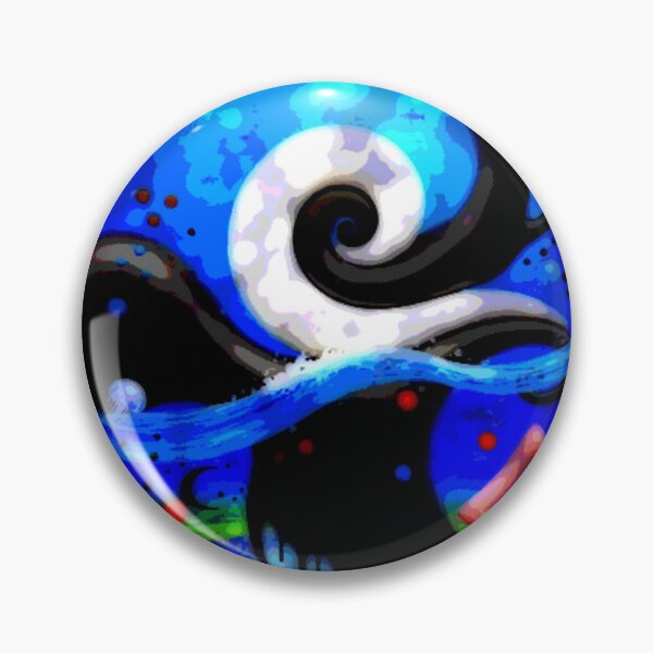 Item preview, yin and flow C sky ocean poster color colorful geometric abstract design designed and sold by SmashingDeals.