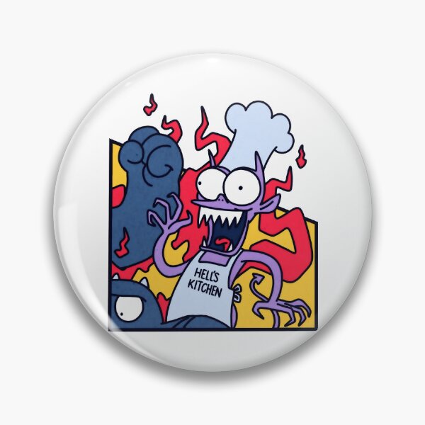 Item preview, Fiery Demon Cook - Retro Animated Comic Style designed and sold by Billy Morfo™.