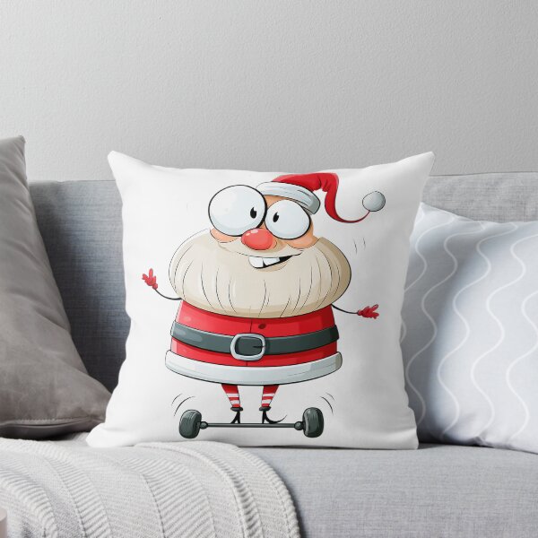 Item preview, Cute cartoon Santa Claus on a hoverboard designed and sold by TanyaLovus.