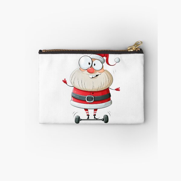 Item preview, Cute cartoon Santa Claus on a hoverboard designed and sold by TanyaLovus.