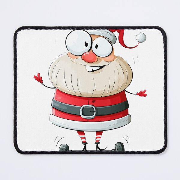 Item preview, Cute cartoon Santa Claus on a hoverboard designed and sold by TanyaLovus.
