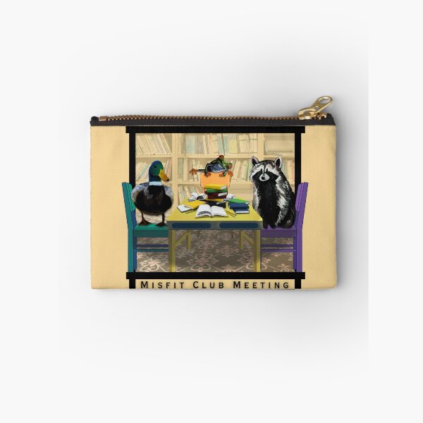 Item preview, Misfit Club Meeting Back to School Library Animals Art designed and sold by ArtistsAtticWI.