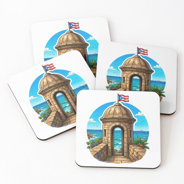 Item preview, Puerto Rico Fortress Facing the Sea – Boricua Pride designed and sold by StudioBase.